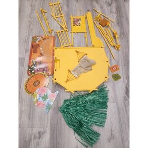 1987 Barbie Island Fun Hut Set Vintage Mattel #4414 For‎ Parts Only No Box